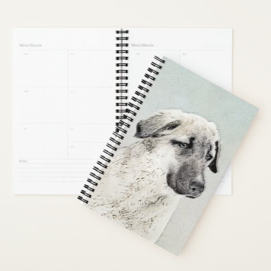 Anatolian Shepherd Painting - Oorspronkelijke hond Planner (Display)