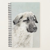 Anatolian Shepherd Painting - Oorspronkelijke hond Planner (Voorkant)