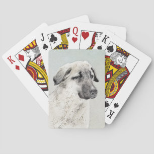 Anatolian Shepherd Painting - Oorspronkelijke hond Pokerkaarten
