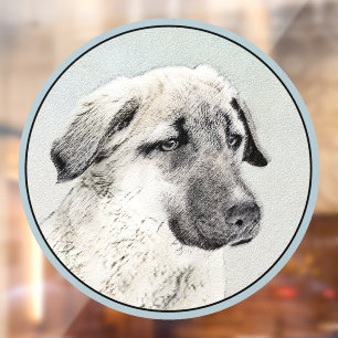 Anatolian Shepherd Painting - Oorspronkelijke hond Raamsticker