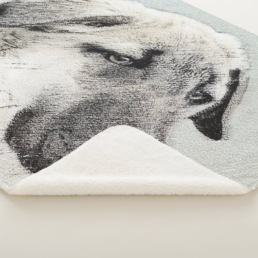 Anatolian Shepherd Painting - Oorspronkelijke hond Sherpa Deken (3/4)