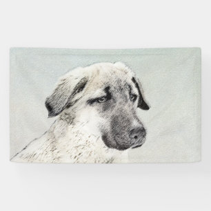 Anatolian Shepherd Painting - Oorspronkelijke hond Spandoek
