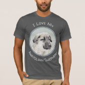 Anatolian Shepherd Painting - Oorspronkelijke hond T-shirt (Voorkant)