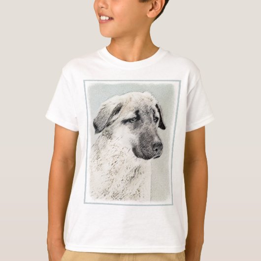 Anatolian Shepherd Painting - Oorspronkelijke hond T-shirt (Voorkant)