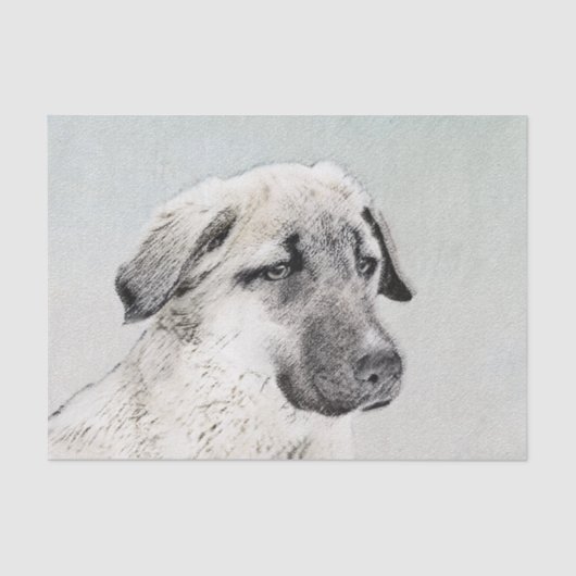 Anatolian Shepherd Painting - Oorspronkelijke hond Tissuepapier (Voorkant)