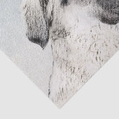 Anatolian Shepherd Painting - Oorspronkelijke hond Tissuepapier (Detail)