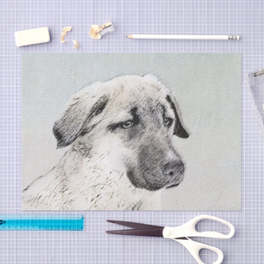 Anatolian Shepherd Painting - Oorspronkelijke hond Tissuepapier (Craft)