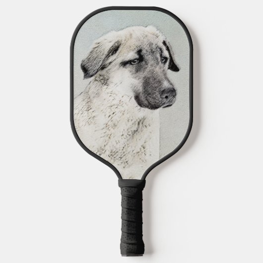 Anatolian Shepherd Painting - Original Dog Art Pic Pickleball Paddle (Voorkant)