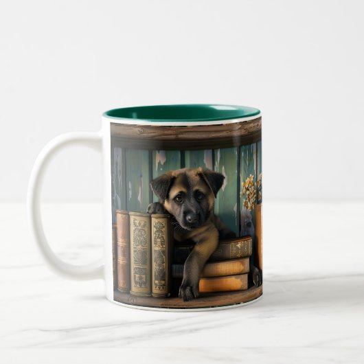 Anatolian Shepherd Puppy- Accent Kleurige Mok (Links)