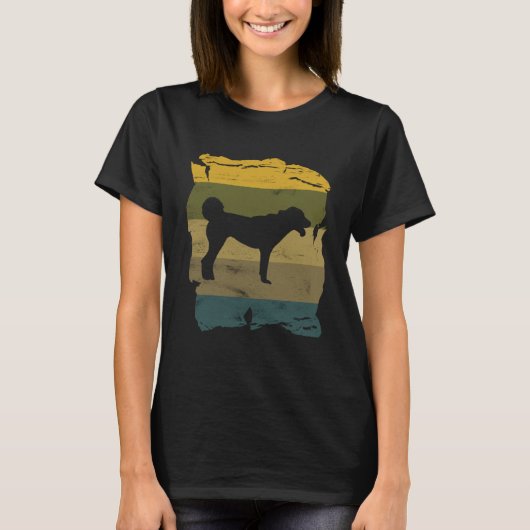 Anatolian Shepherd Retro Silhouette for Kangal Own T-shirt (Voorkant)