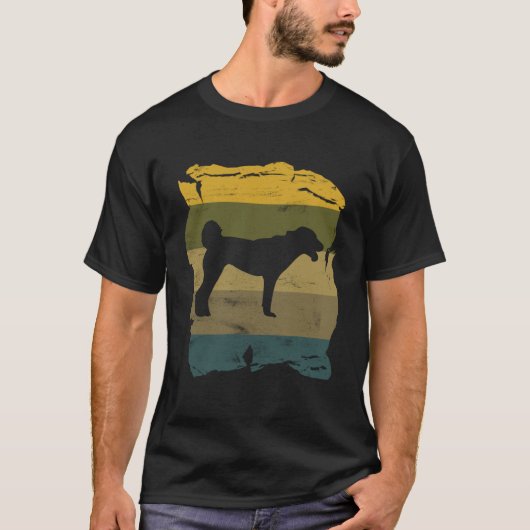 Anatolian Shepherd Retro Silhouette for Kangal Own T-shirt (Voorkant)