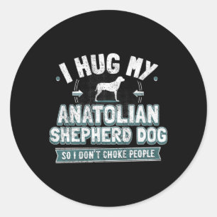 Anatolian Shepherd Ronde Sticker