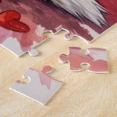 Anatolian Shepherd Valentine Dog Art with Hearts Legpuzzel (Zijkant)