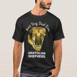 Anatolian Shepherd waterverf beste hondvader ooit T-shirt
