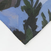 Anatolian Shepherd With Christmas Lights Holiday Fleece Deken (Hoek)