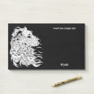 Anatolische Herder Abstracte Kunst Hond Naam Post-it® Notes