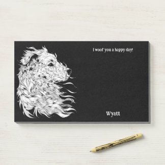 Anatolische Herder Abstracte Kunst Hond Naam Post-it® Notes
