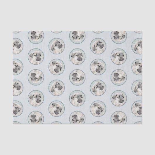 Anatolische Herder Fawn Schilderen Originele Hond  Tissuepapier (Voorkant)