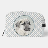 Anatolische Herder Fawn Schilderen Originele Hond  Toilettasje (Achterkant)