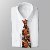 Anatolische Herder Hart Rozen Valentijnsdag Stropdas (Gebonden)