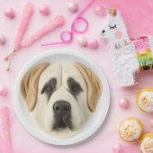 Anatolische herder hond 3D geïnspireerd Papieren Bordje (Feest)