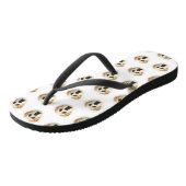 Anatolische herder hond 3D geïnspireerd Teenslippers (Schuin)