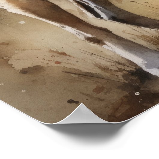 Anatolische Herder Hond Art Print Poster (Hoek)