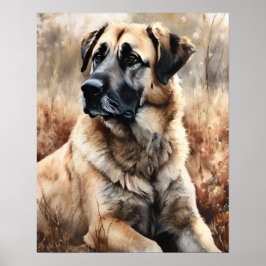 Anatolische Herder Hond Art Print Poster