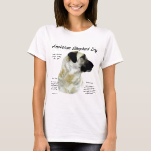 Anatolische Herder Hond Geschiedenis T-shirt