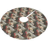 Anatolische Herder Hond Kerstfeest Kerstboom Rok (Gekanteld)