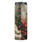 Anatolische Herder Hond Kerstfeest Thermosbeker (Achterkant)