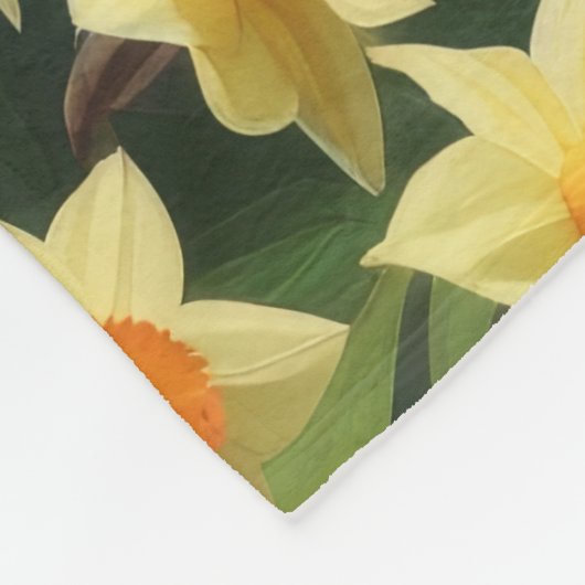 Anatolische herder hond lente bloemen schilderen fleece deken (Hoek)