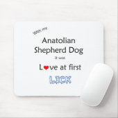 Anatolische Herder Hond Lick Design Muismat (Met muis)