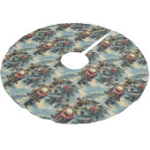 Anatolische Herder Hond Rijden Motorfiets Kerstmis Kerstboom Rok (Gekanteld)