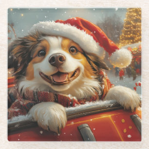 Anatolische Herder Hond Roller Onderzetter Kerst