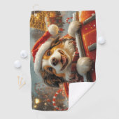 Anatolische Herder Hond Roller Onderzetter Kerst Golfhanddoek (Insitu)