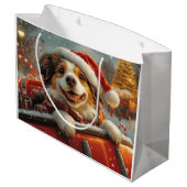 Anatolische Herder Hond Roller Onderzetter Kerst Groot Cadeauzakje (Achterkant Gekanteld)