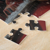 Anatolische Herder Hond Roller Onderzetter Kerst Legpuzzel (Zijkant)