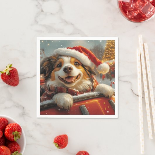 Anatolische Herder Hond Roller Onderzetter Kerst Servet (Insitu)