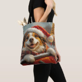 Anatolische Herder Hond Roller Onderzetter Kerst Tote Bag (Dichtbij)