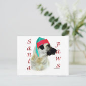 Anatolische Herder Hond Santa Paws Feestdagenkaart (Staand voorkant)
