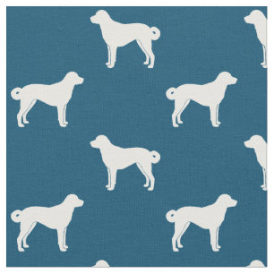 Anatolische Herder Hond Silhouetten Patroon Stof