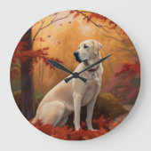 Anatolische herder in de herfst laat Herfst inspir Grote Klok (Voorkant)