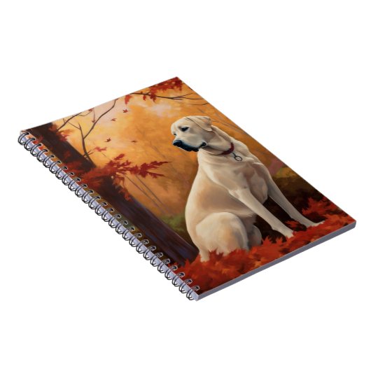 Anatolische herder in de herfst laat Herfst inspir Notitieboek (Rechterzijde)