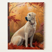 Anatolische herder in de herfst laat Herfst inspir Planner (Achterkant)