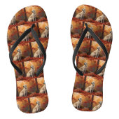 Anatolische herder in de herfst laat Herfst inspir Teenslippers (Voetbed)