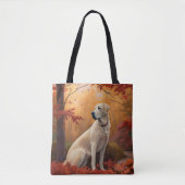 Anatolische herder in de herfst laat Herfst inspir Tote Bag (Voorkant)