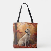 Anatolische herder in de herfst laat Herfst inspir Tote Bag (Achterkant)