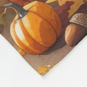 Anatolische herder in de herfst verlaat Thanksgivi Fleece Deken (Hoek)