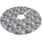 Anatolische herder Kerstfeest Sneeuw Kerstboom Rok (Gekanteld)